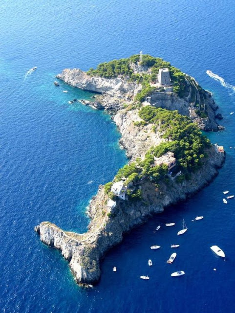 Le Sirenuse, or Li Galli, a small group of islands off the Amalfi coast of Italy.